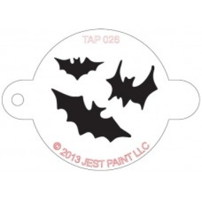 TAP 026 Stencil Halloween Bats TAP 026 Stencil Halloween Bats